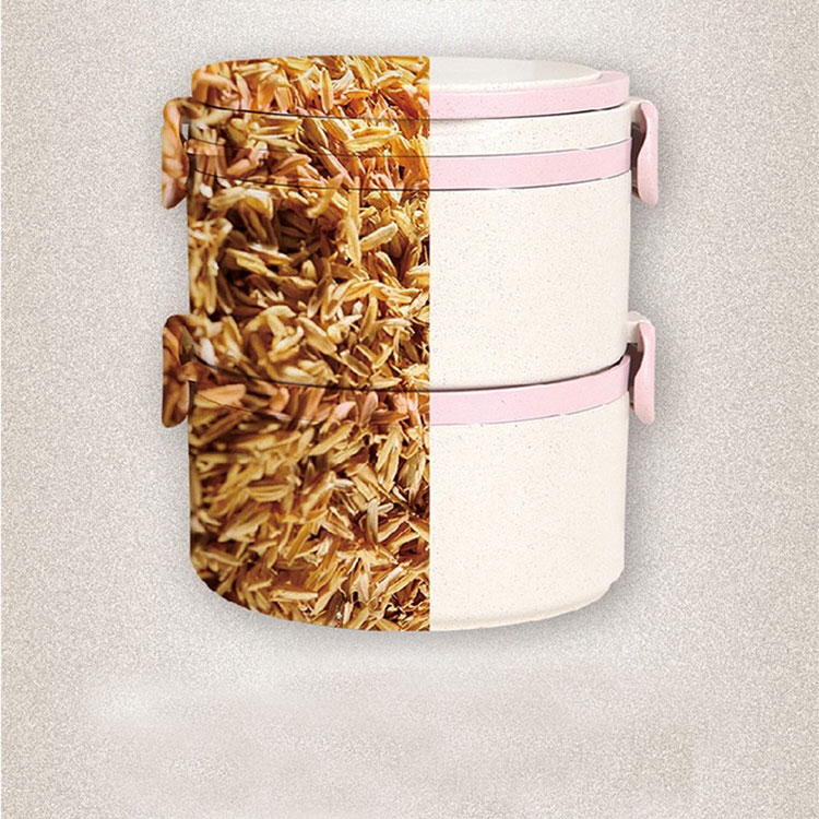 Eco Wheat Straw 1-4 Layer Biodegradable Wheat Lunch Box - Buy Lunch Box ...