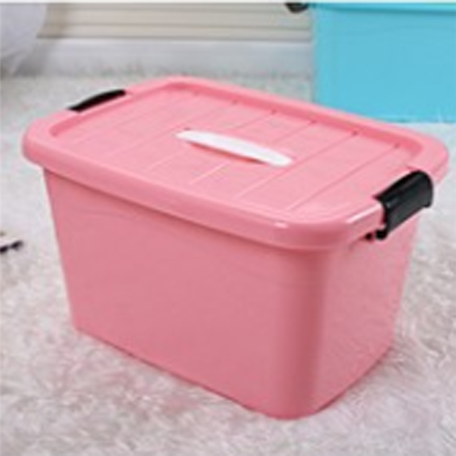2018 New Wholesale Promotional High Quality Plastic Storage Box With Lid Clothes Plastic Storage