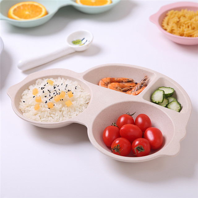 Customized Made Bamboo Fiber Kids Plate, Bamboo Plates for Kids Buy Bamboo Fiber Kids Plate