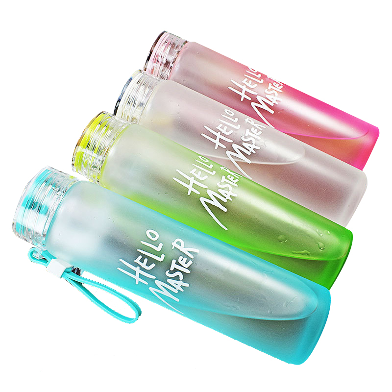 Clear Empty Glass Water Bottles Sports Drinking Bottle ...