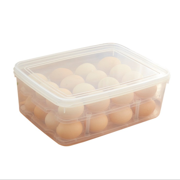 Disposable Plastic Egg Container, Food Storage Container set BPA Free