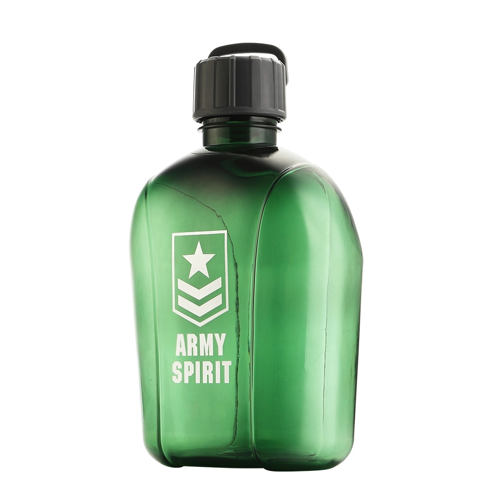 Download 650ml Portable Flat Army Green Plastic Drinking Water ... Yellowimages Mockups
